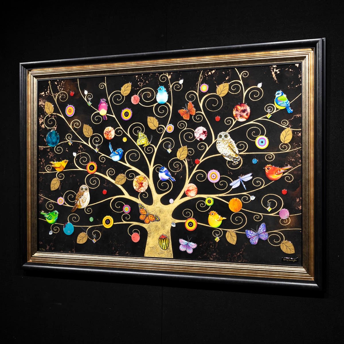 Tree of Life Gold Deluxe Edition - SOLD OUT Kerry Darlington Framed