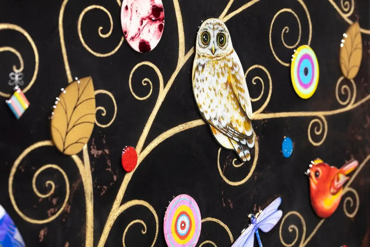 Tree of Life Gold - Deluxe Edition by artist Kerry Darlington - Wyecliffe Galleries