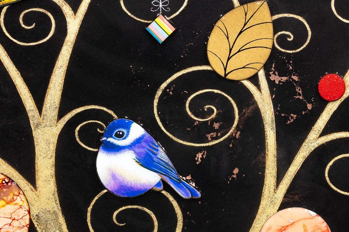 Tree of Life Gold - Deluxe Edition by artist Kerry Darlington - Wyecliffe Galleries
