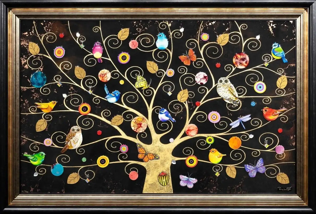 Tree of Life Gold - Deluxe Edition by artist Kerry Darlington - Wyecliffe Galleries