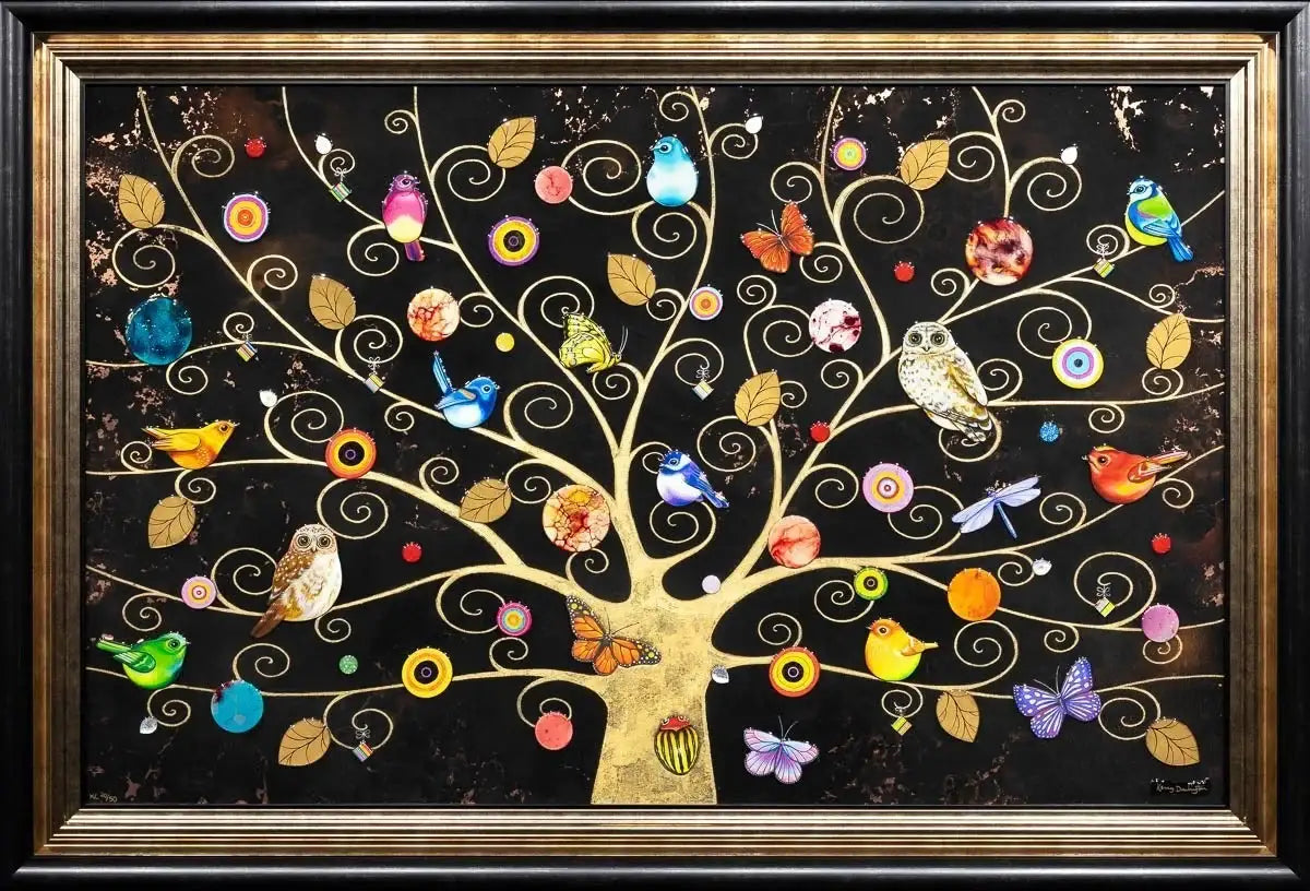 Tree of Life Gold - Deluxe Edition by artist Kerry Darlington - Wyecliffe Galleries