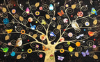 Tree of Life Gold - Deluxe Edition by artist Kerry Darlington - Wyecliffe Galleries