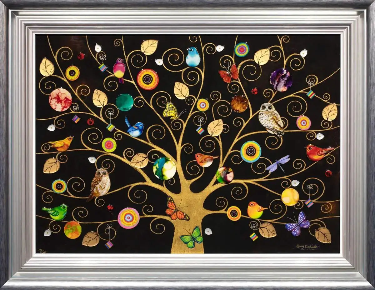 Tree of Life Gold - Edition by artist Kerry Darlington - Wyecliffe Galleries