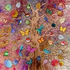 Tree of Life in Copper I - Original by artist Kerry Darlington - Wyecliffe Galleries