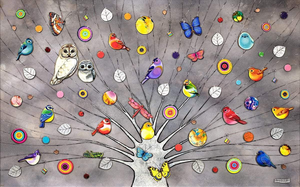 Tree of Life - Platinum - Deluxe Edition by artist Kerry Darlington - Wyecliffe Galleries