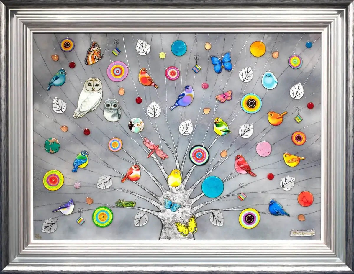 Tree of Life Platinum - Edition by artist Kerry Darlington - Wyecliffe Galleries