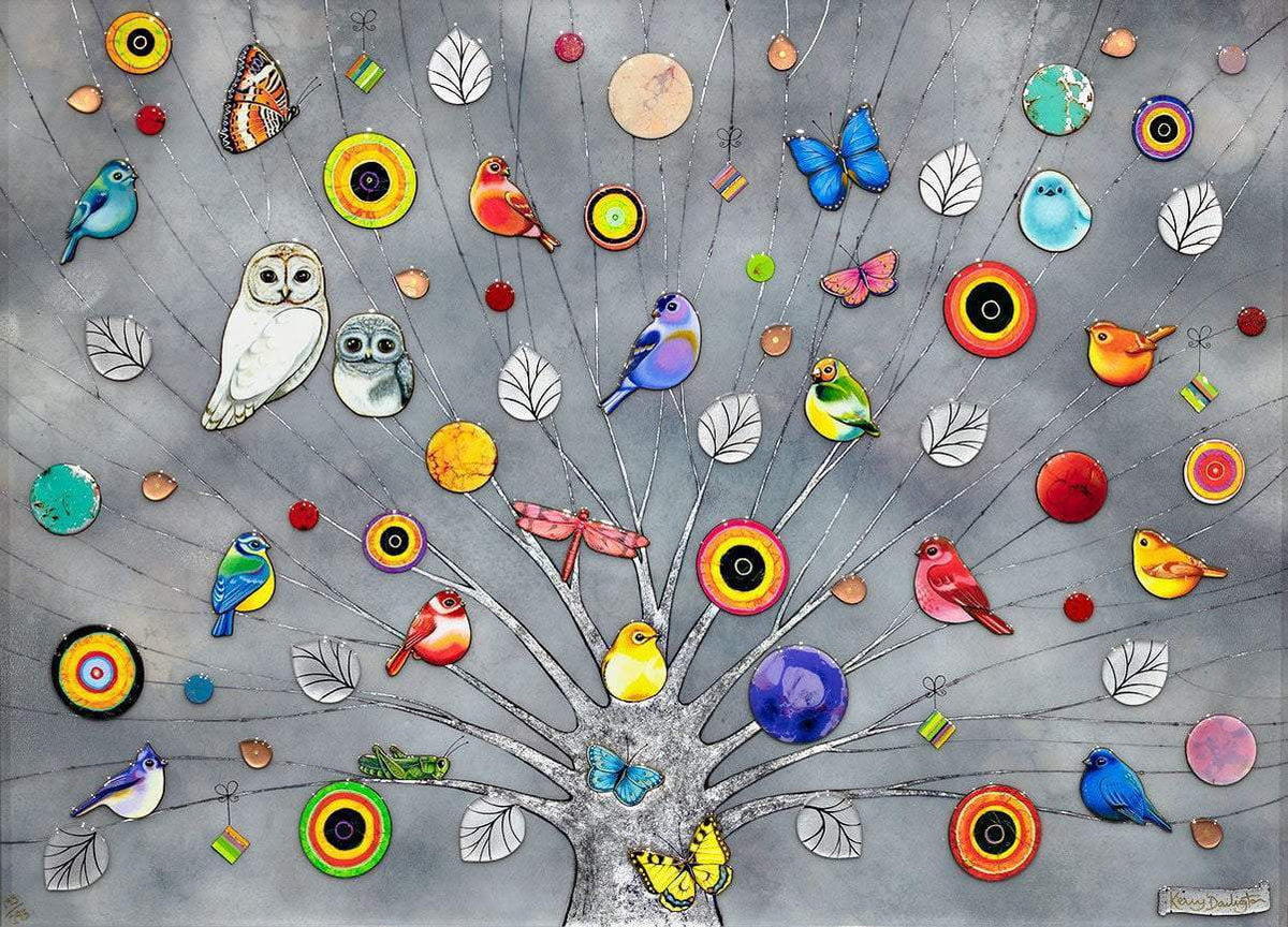 Tree of Life Platinum - Edition by artist Kerry Darlington - Wyecliffe Galleries