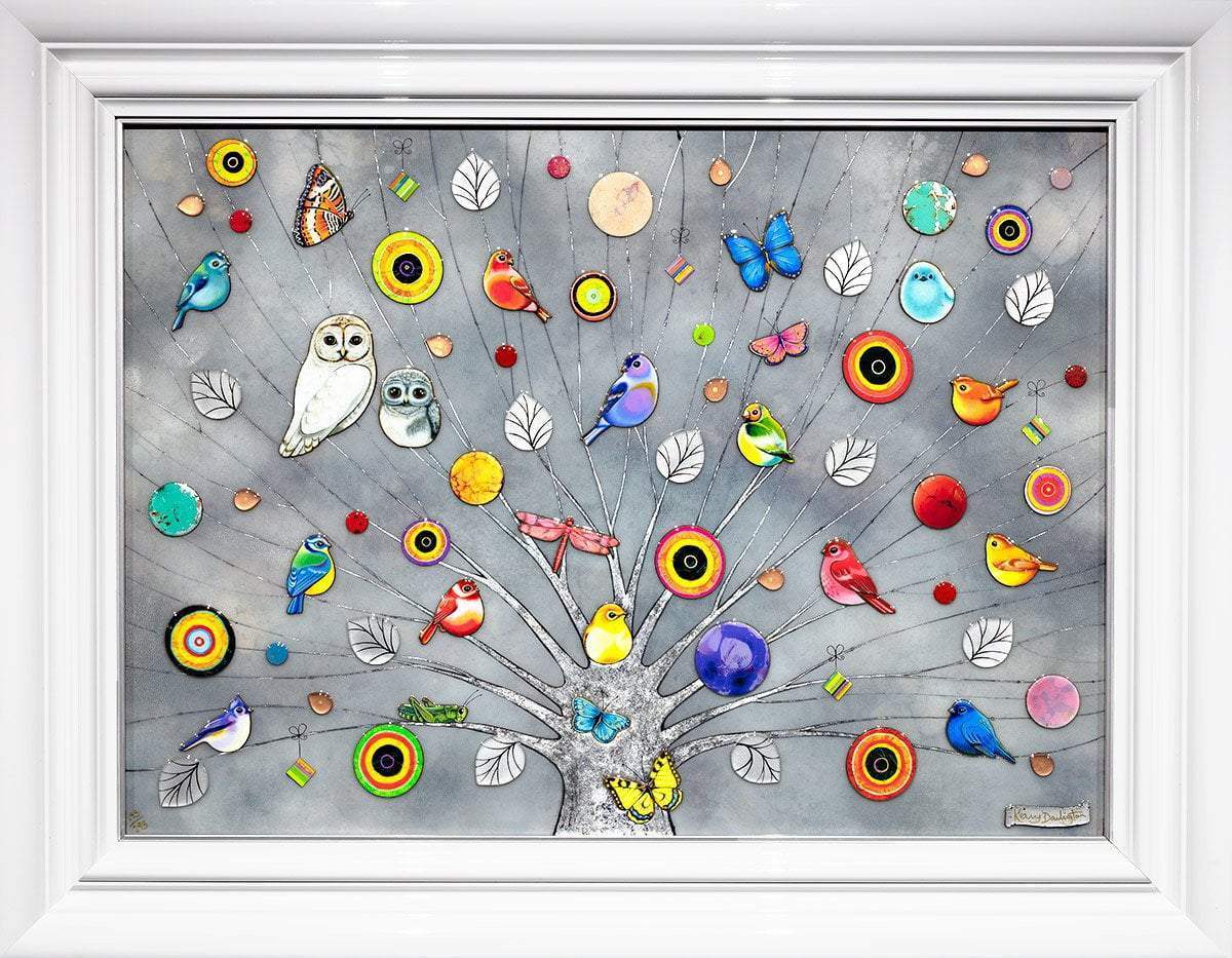 Tree of Life Platinum - Edition by artist Kerry Darlington - Wyecliffe Galleries