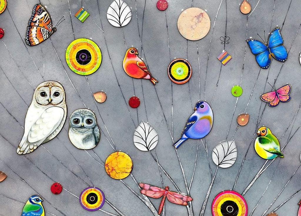 Tree of Life Platinum - Edition by artist Kerry Darlington - Wyecliffe Galleries