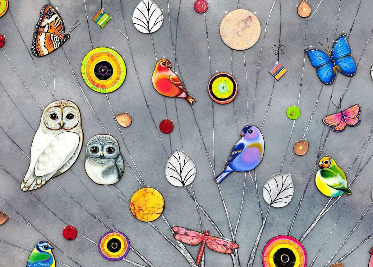 Tree of Life Platinum - Edition by artist Kerry Darlington - Wyecliffe Galleries