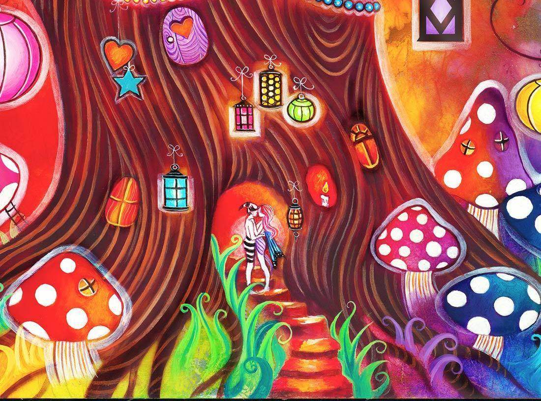 Tree of Light - Edition by artist Kerry Darlington - Wyecliffe Galleries