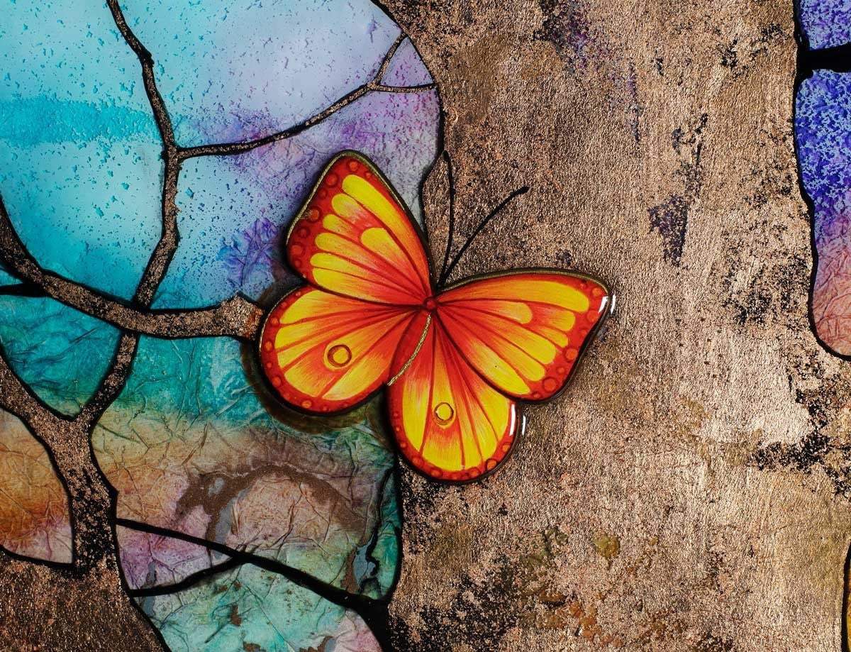 Tree Song - SOLD by artist Kerry Darlington - Wyecliffe Galleries