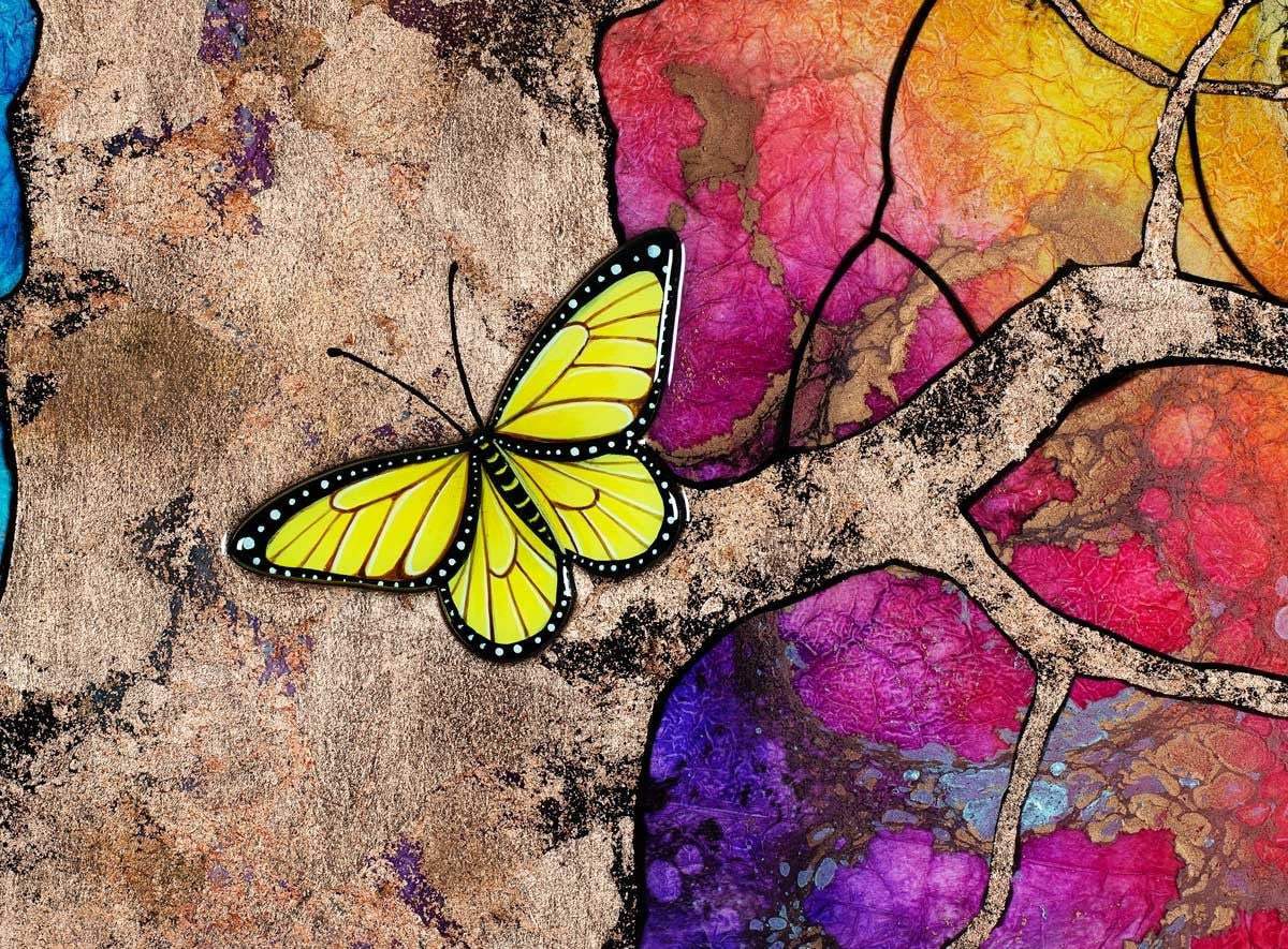 Tree Song - SOLD by artist Kerry Darlington - Wyecliffe Galleries