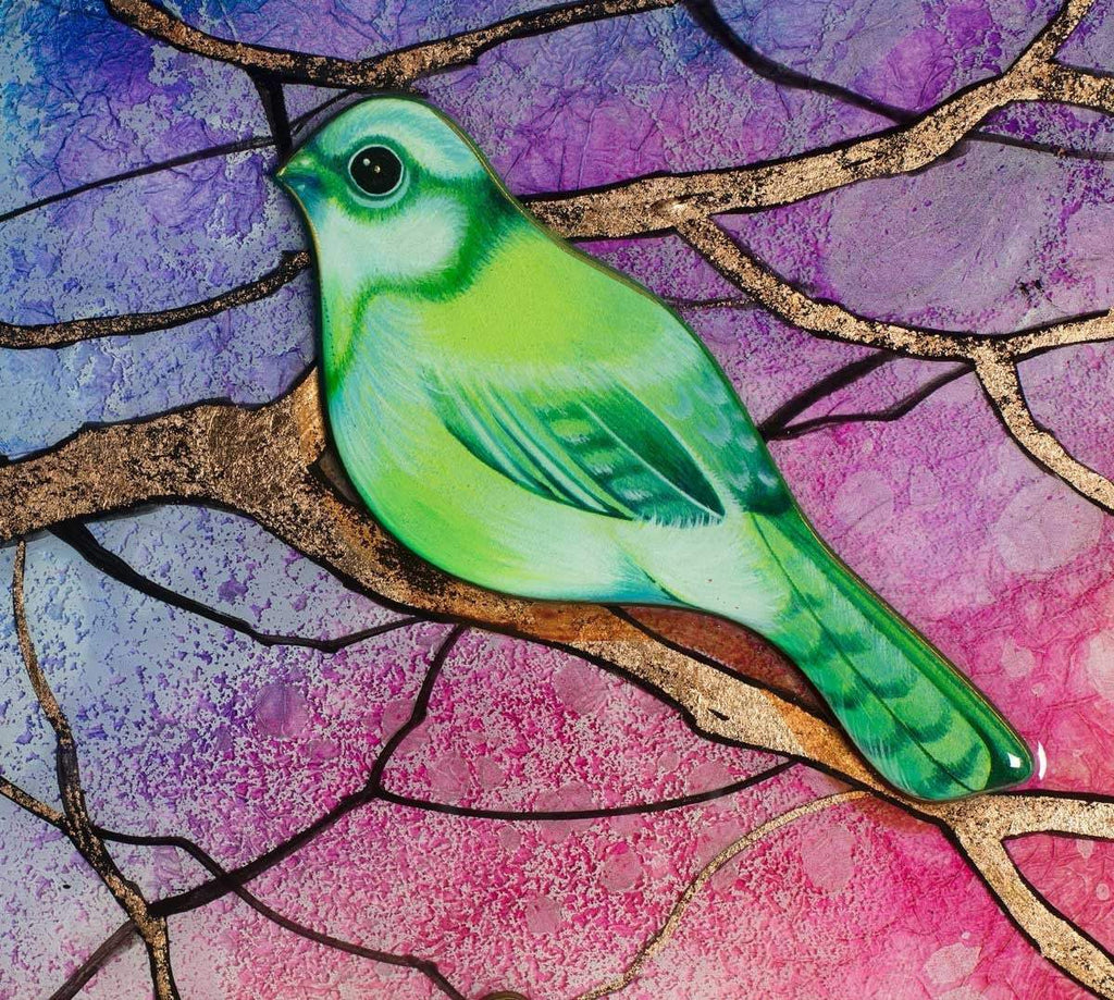 Tree Song - SOLD by artist Kerry Darlington - Wyecliffe Galleries