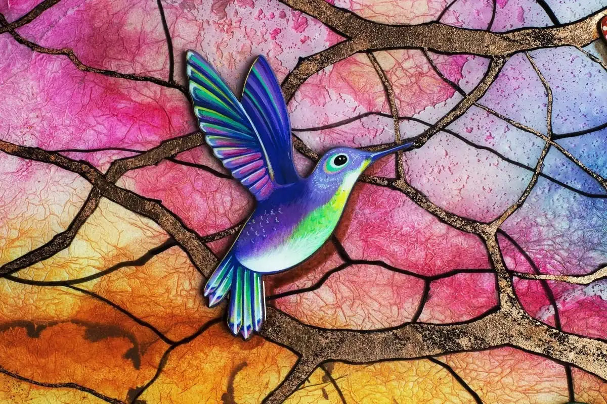 Tree Song - SOLD by artist Kerry Darlington - Wyecliffe Galleries