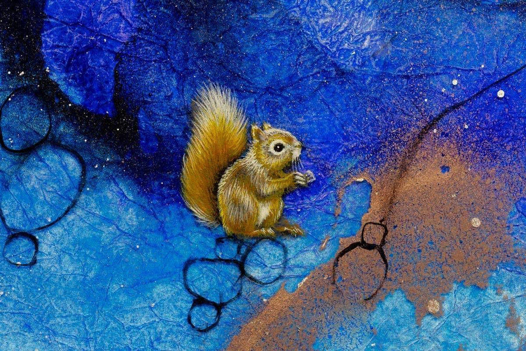 Under My Branches - Original - SOLD by artist Kerry Darlington - Wyecliffe Galleries