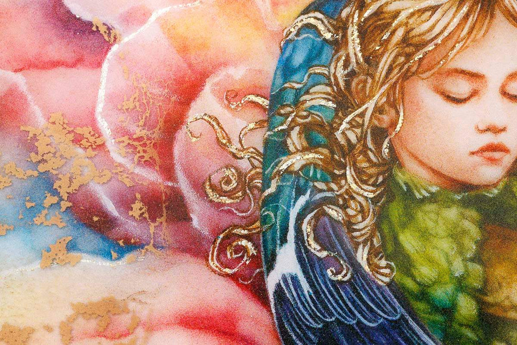 Under My Wing - Edition by artist Kerry Darlington - Wyecliffe Galleries