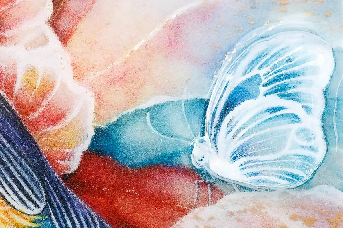 Under My Wing - Edition by artist Kerry Darlington - Wyecliffe Galleries