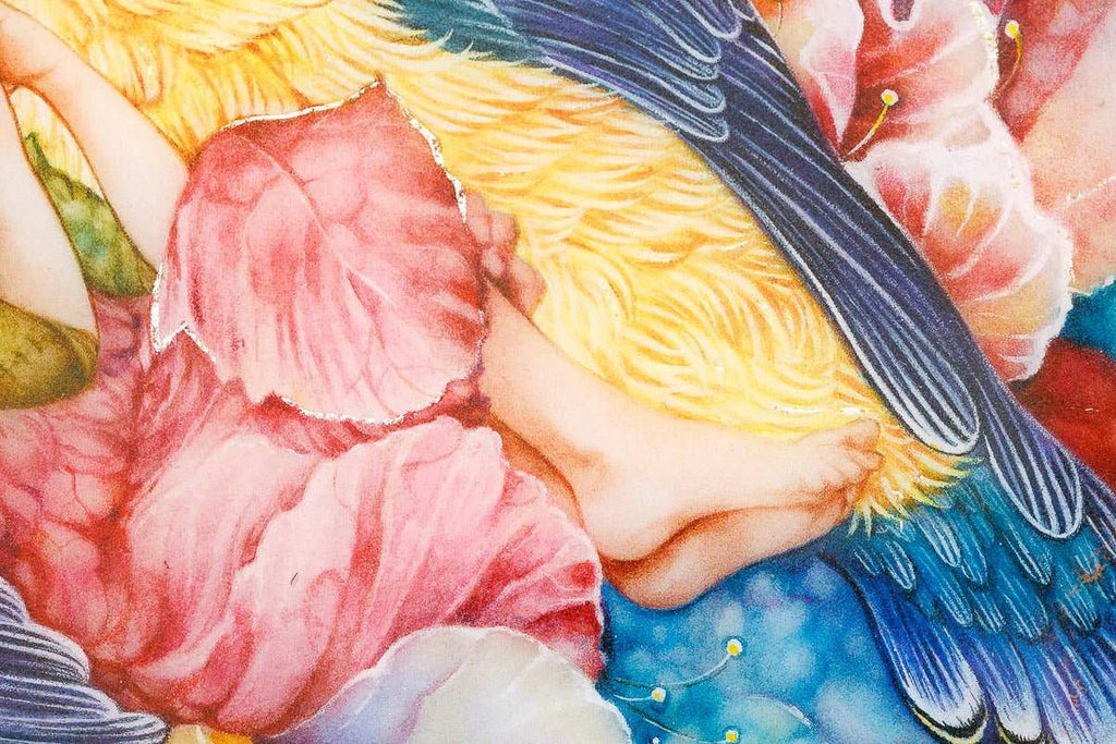 Under My Wing - Edition by artist Kerry Darlington - Wyecliffe Galleries