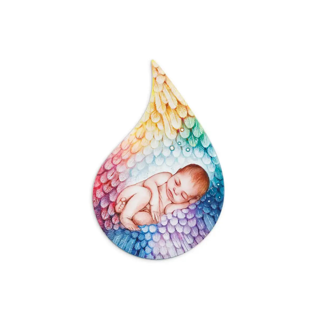 Under My Wing - Original - SOLD by artist Kerry Darlington - Wyecliffe Galleries