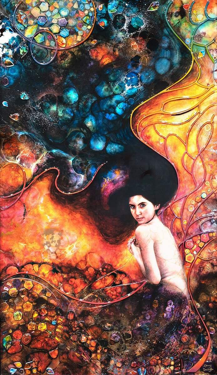 Undine - Unique Edition by artist Kerry Darlington - Wyecliffe Galleries