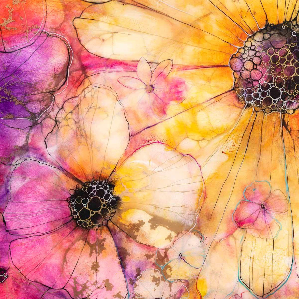 Velvet Sorbet - Original - SOLD by artist Kerry Darlington - Wyecliffe Galleries