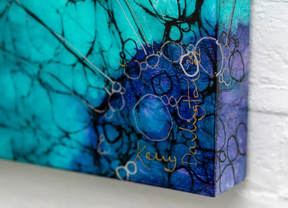 Velvet Sorbet - Original - SOLD by artist Kerry Darlington - Wyecliffe Galleries