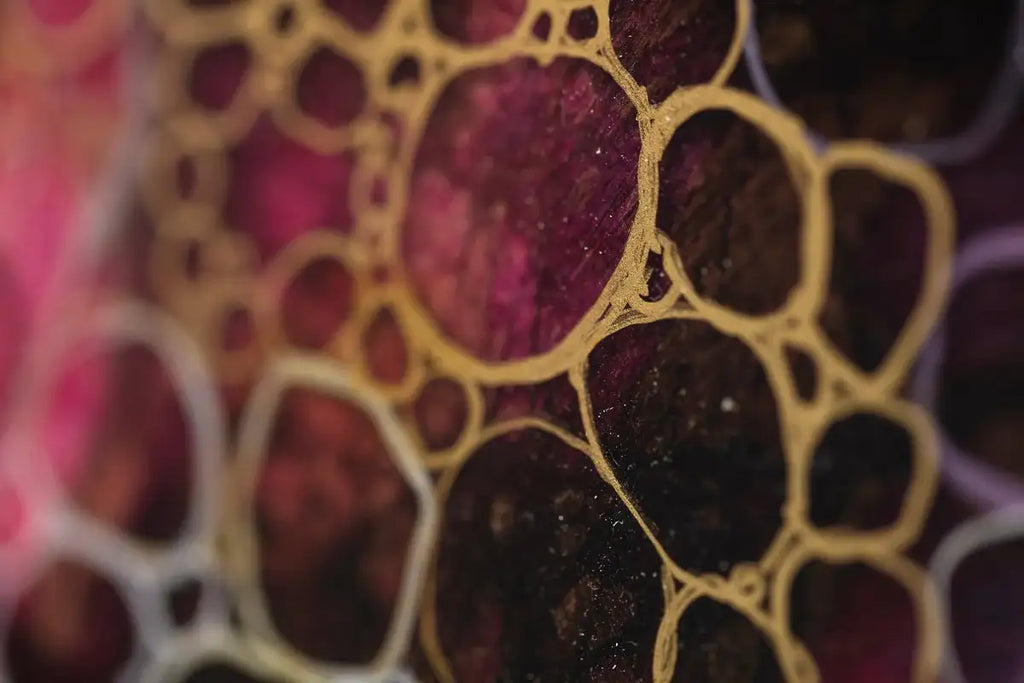 Velvet Sorbet - Original - SOLD by artist Kerry Darlington - Wyecliffe Galleries