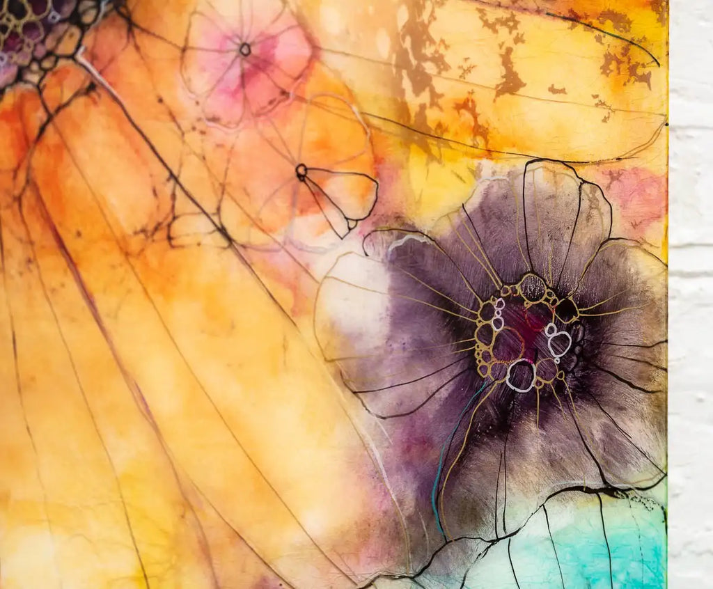 Velvet Sorbet - Original - SOLD by artist Kerry Darlington - Wyecliffe Galleries