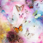 Violet Breeze - Original - SOLD by artist Kerry Darlington - Wyecliffe Galleries