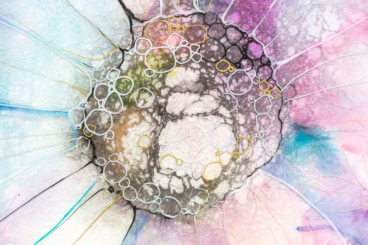 Violet Breeze - Original - SOLD by artist Kerry Darlington - Wyecliffe Galleries