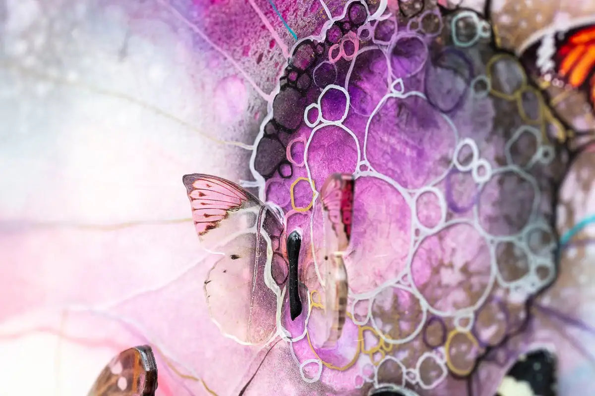 Violet Breeze - Original - SOLD by artist Kerry Darlington - Wyecliffe Galleries