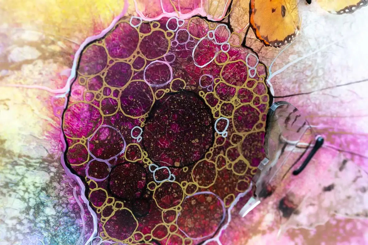 Violet Breeze - Original - SOLD by artist Kerry Darlington - Wyecliffe Galleries