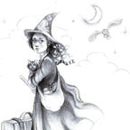 Waiting for the Night Bus Sketch - Edition by artist Kerry Darlington - Wyecliffe Galleries