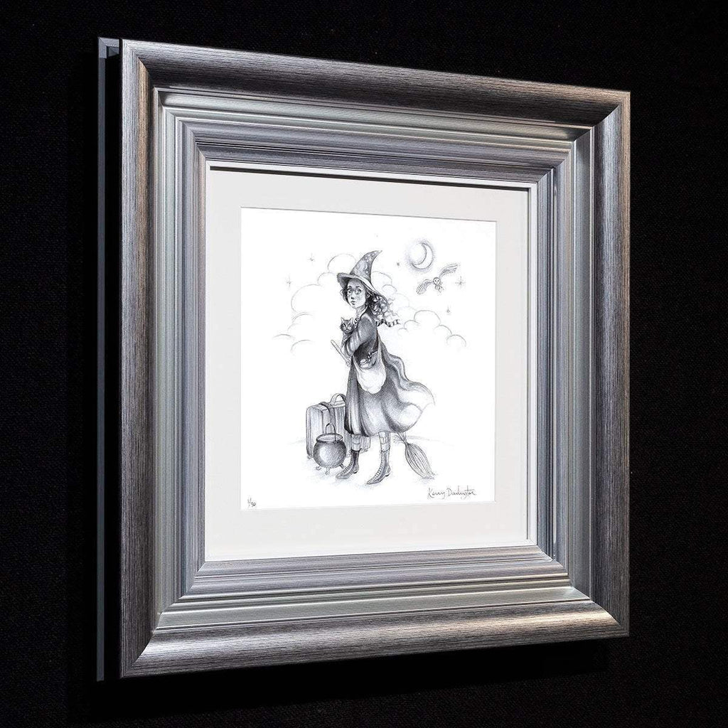 Waiting for the Night Bus Sketch - Edition by artist Kerry Darlington - Wyecliffe Galleries