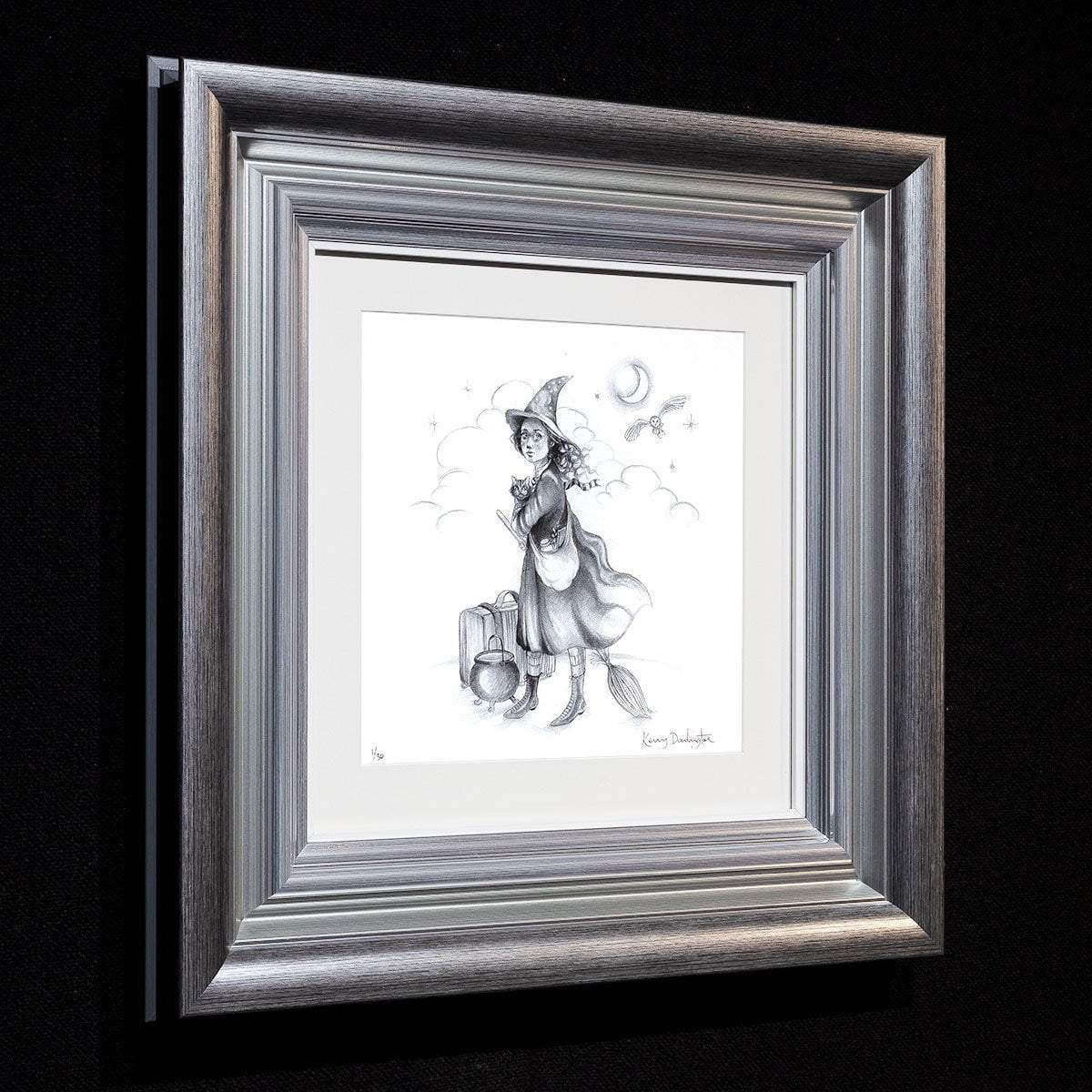 Waiting for the Night Bus Sketch - Edition by artist Kerry Darlington - Wyecliffe Galleries