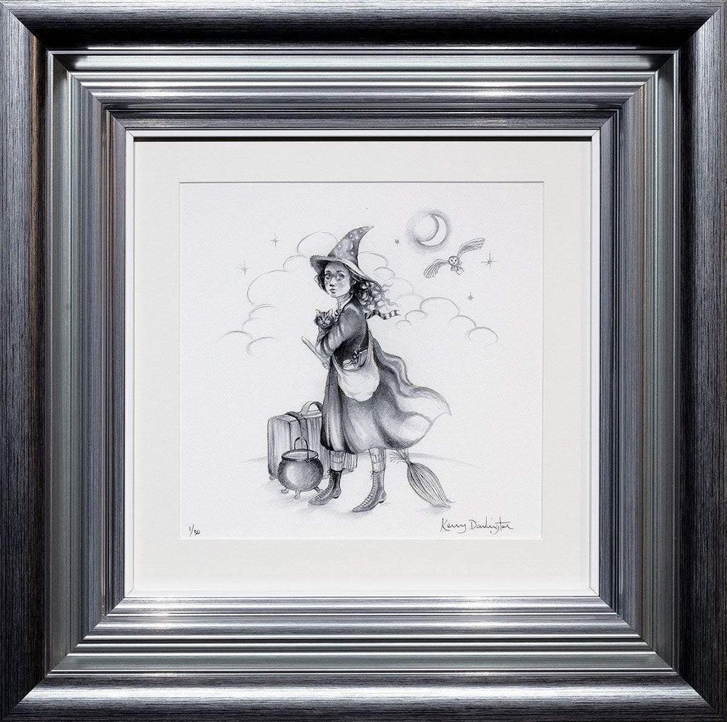 Waiting for the Night Bus Sketch - Edition by artist Kerry Darlington - Wyecliffe Galleries