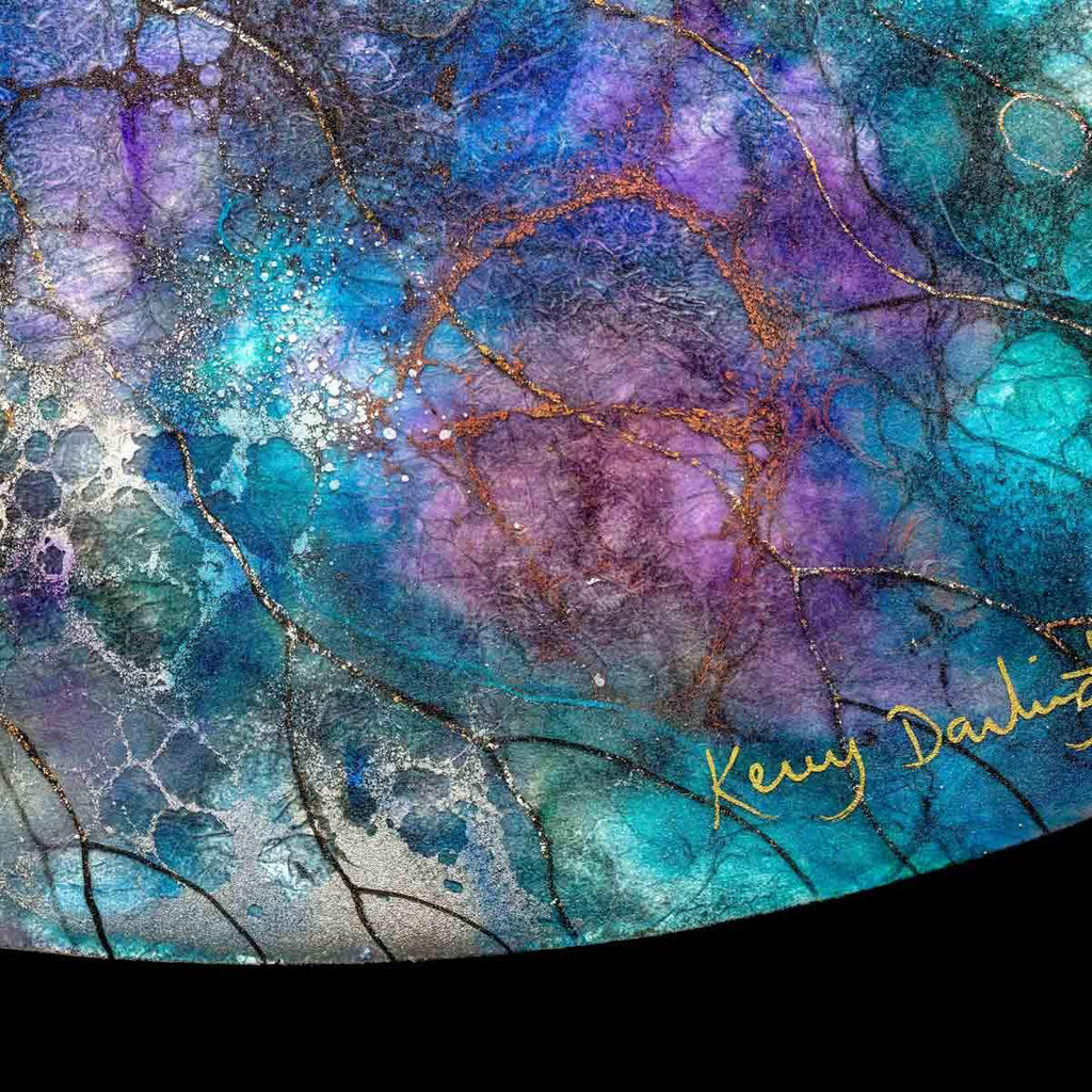 Walking Each Other Home - Original - SOLD by artist Kerry Darlington - Wyecliffe Galleries