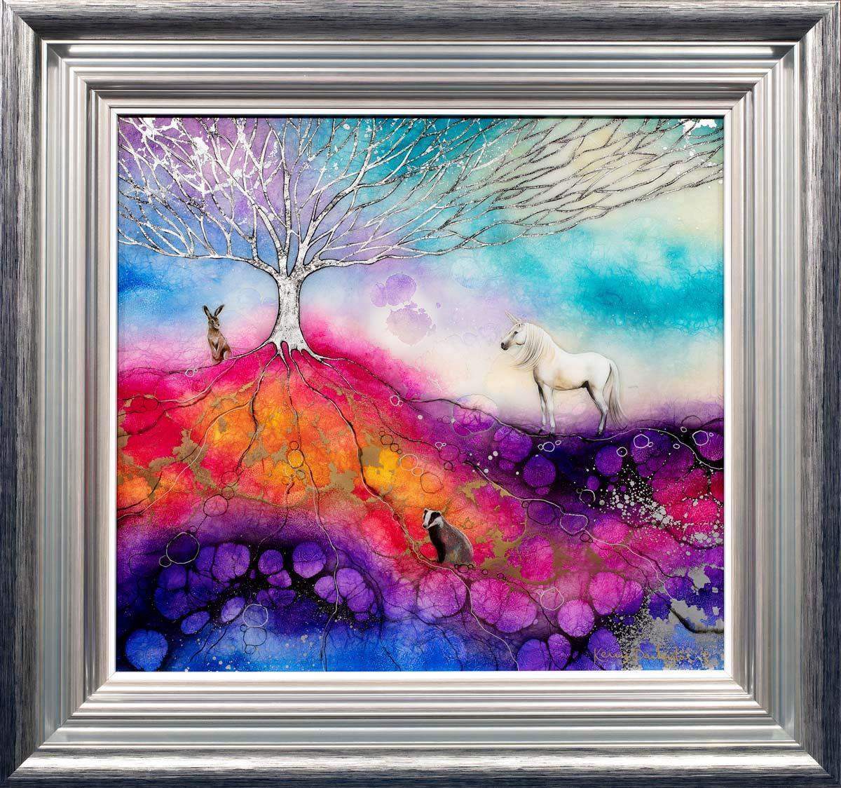 Wandering Hearts - Original - SOLD by artist Kerry Darlington - Wyecliffe Galleries