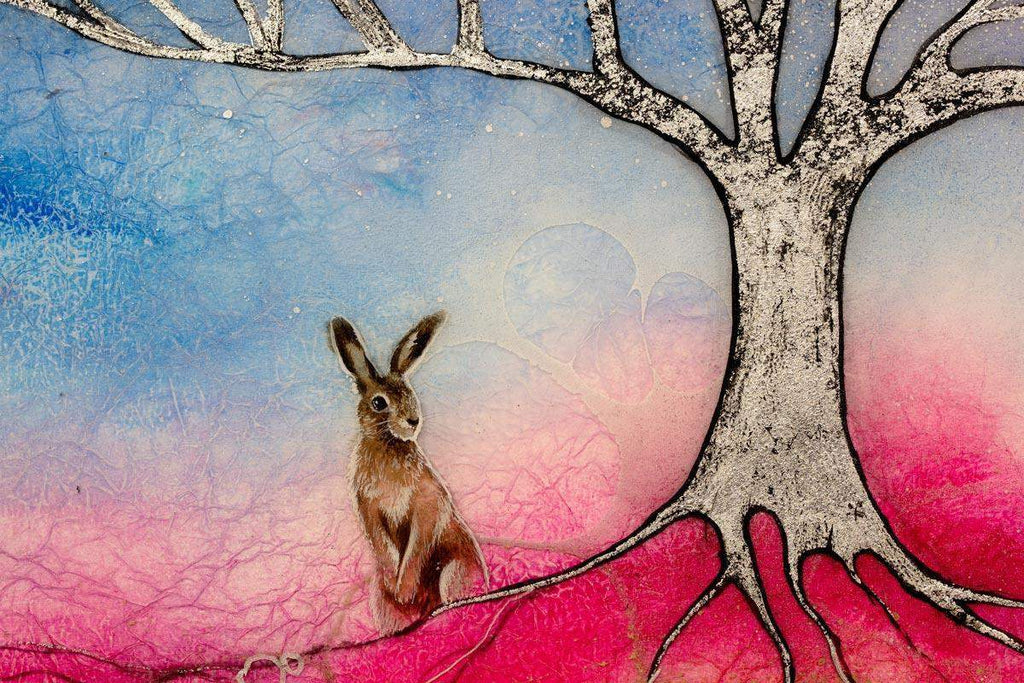 Wandering Hearts - Original - SOLD by artist Kerry Darlington - Wyecliffe Galleries