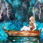 Waterfall Skies - Edition by artist Kerry Darlington - Wyecliffe Galleries