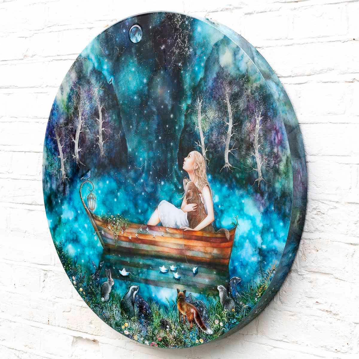 Waterfall Skies - Edition by artist Kerry Darlington - Wyecliffe Galleries