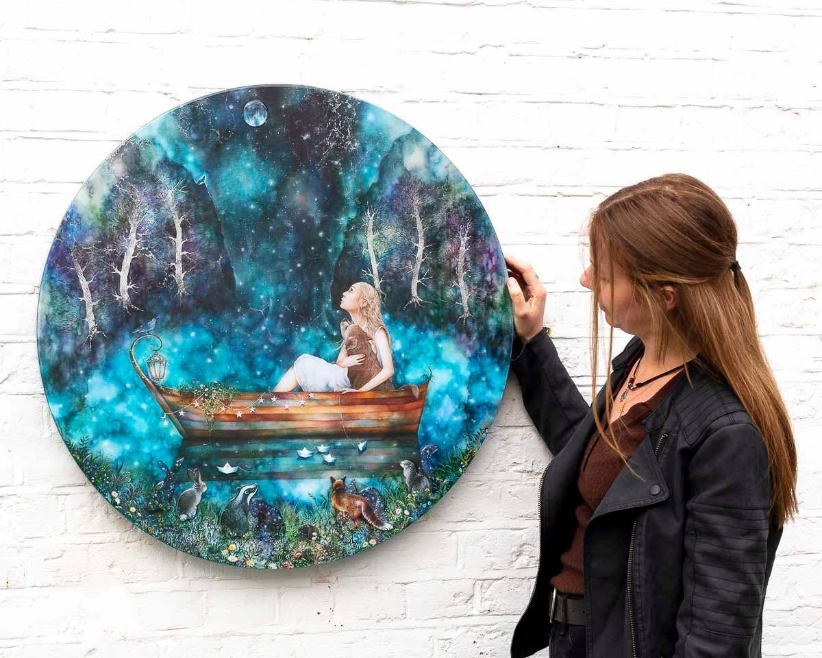 Waterfall Skies - Edition by artist Kerry Darlington - Wyecliffe Galleries