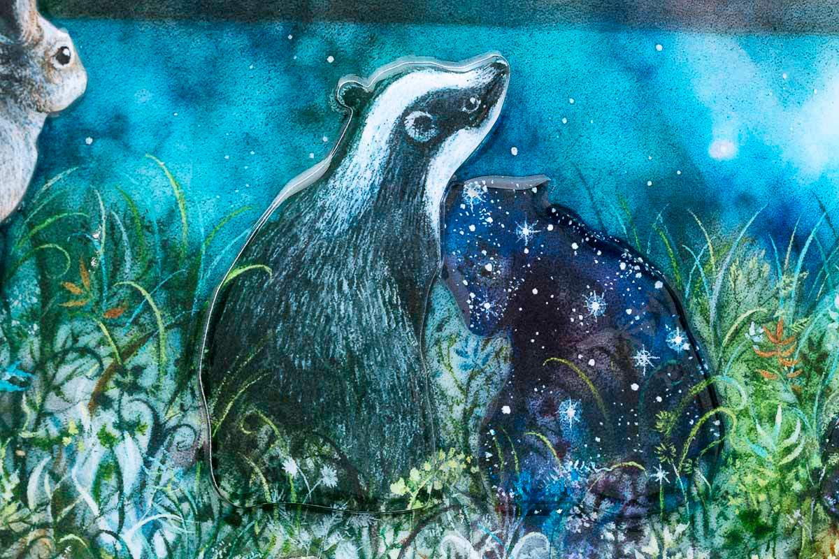 Waterfall Skies - Edition by artist Kerry Darlington - Wyecliffe Galleries