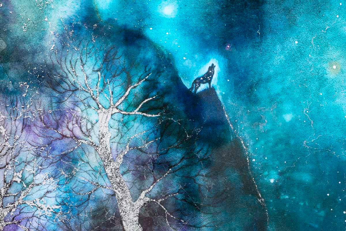 Waterfall Skies - Edition by artist Kerry Darlington - Wyecliffe Galleries