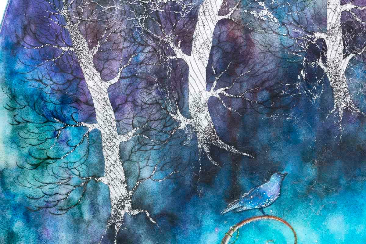 Waterfall Skies - Edition by artist Kerry Darlington - Wyecliffe Galleries
