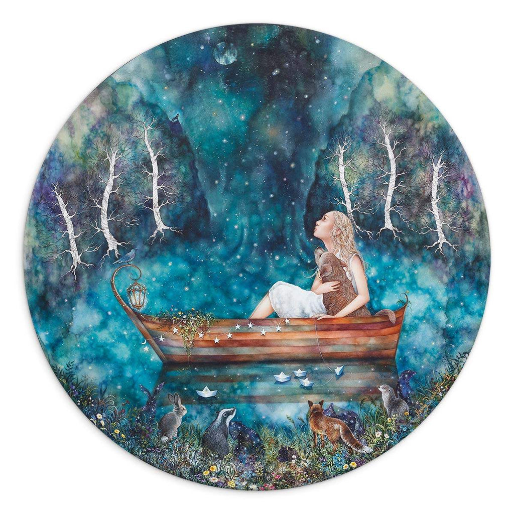 Waterfall Skies - Original - SOLD by artist Kerry Darlington - Wyecliffe Galleries