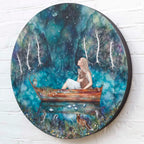 Waterfall Skies - Original - SOLD by artist Kerry Darlington - Wyecliffe Galleries