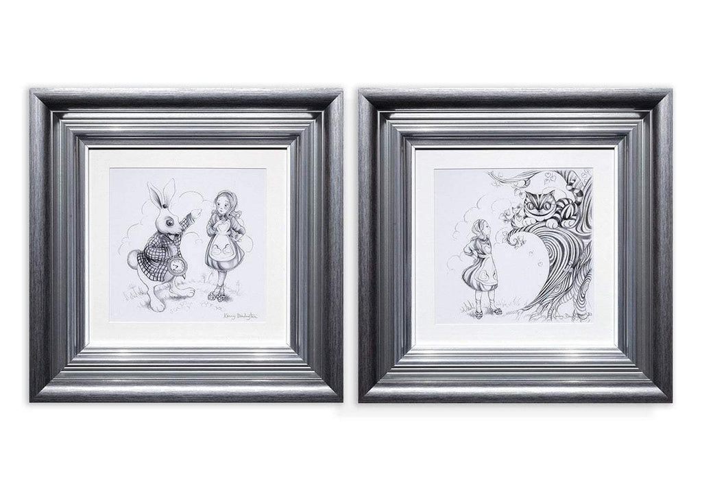 We're All Mad Here Sketch - Edition - SOLD OUT by artist Kerry Darlington - Wyecliffe Galleries