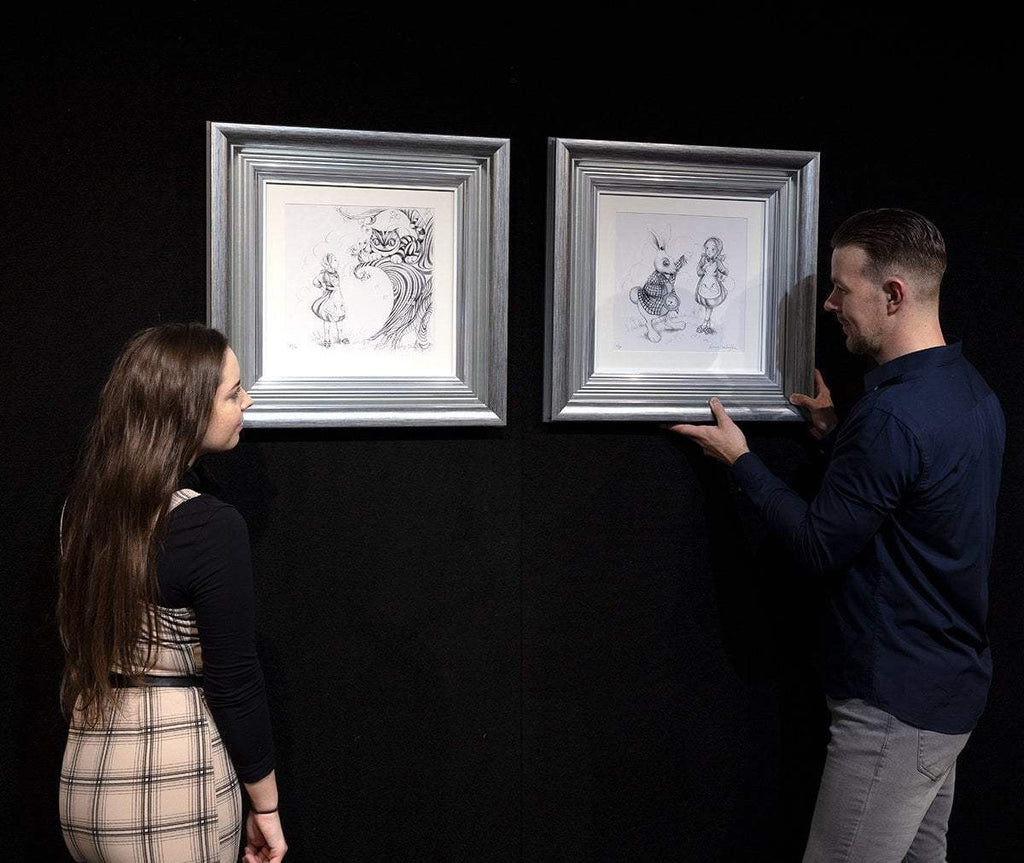 We're All Mad Here Sketch - Edition - SOLD OUT by artist Kerry Darlington - Wyecliffe Galleries